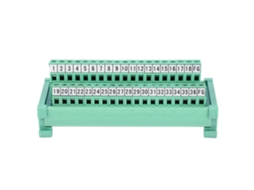 Conector de Cabo Bloco Terminal Plc SCSI 36p Rail Din 35mm com S/MARCA