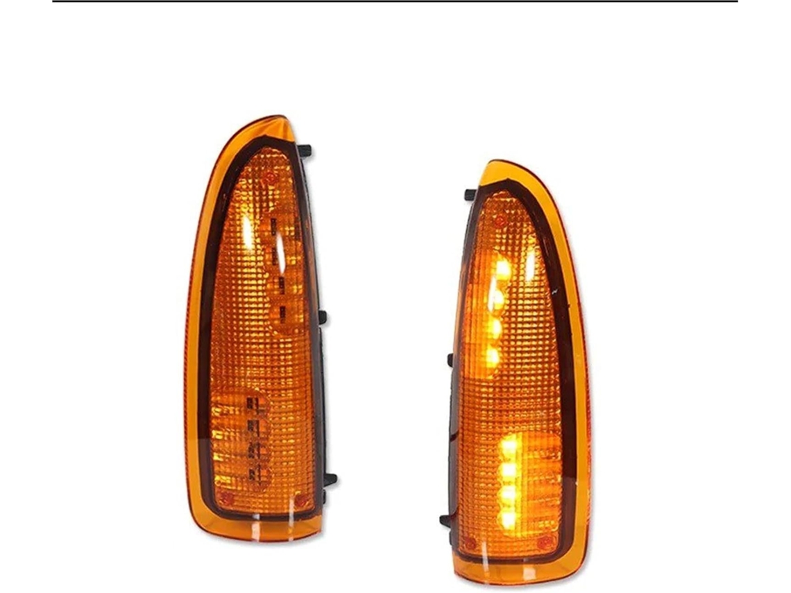 Piscas De Led Para Ford F250, F350 E Excursion 2003-2007 Espelhos Retrovisores Laterais Âmbar, Luzes De Posição E Piscas
