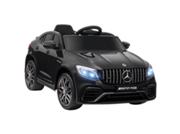 Carro Elétrico 12v Controle Remoto Música Luzes Preto