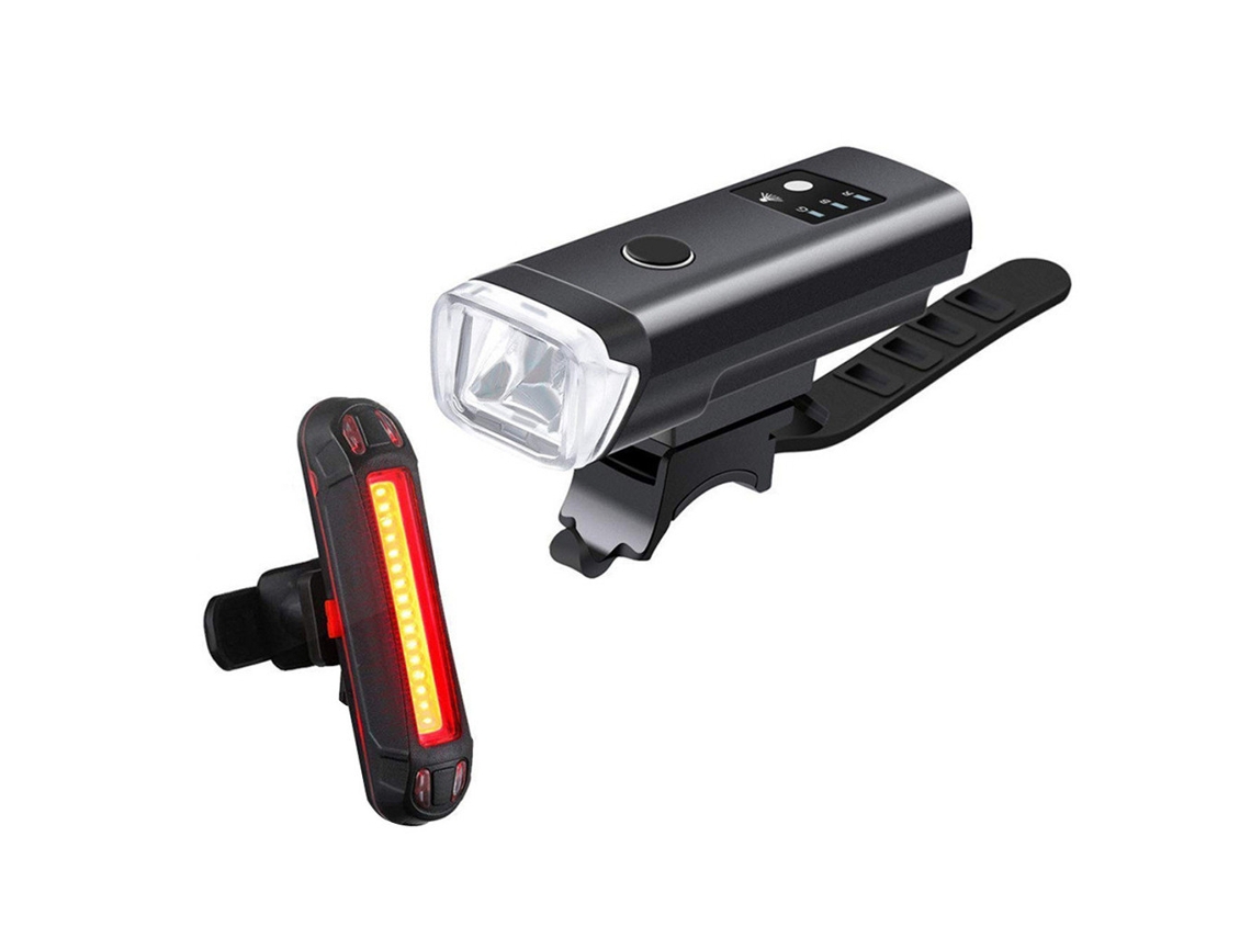 Farol de Bicicleta com luz de advertência BRILVIBERA