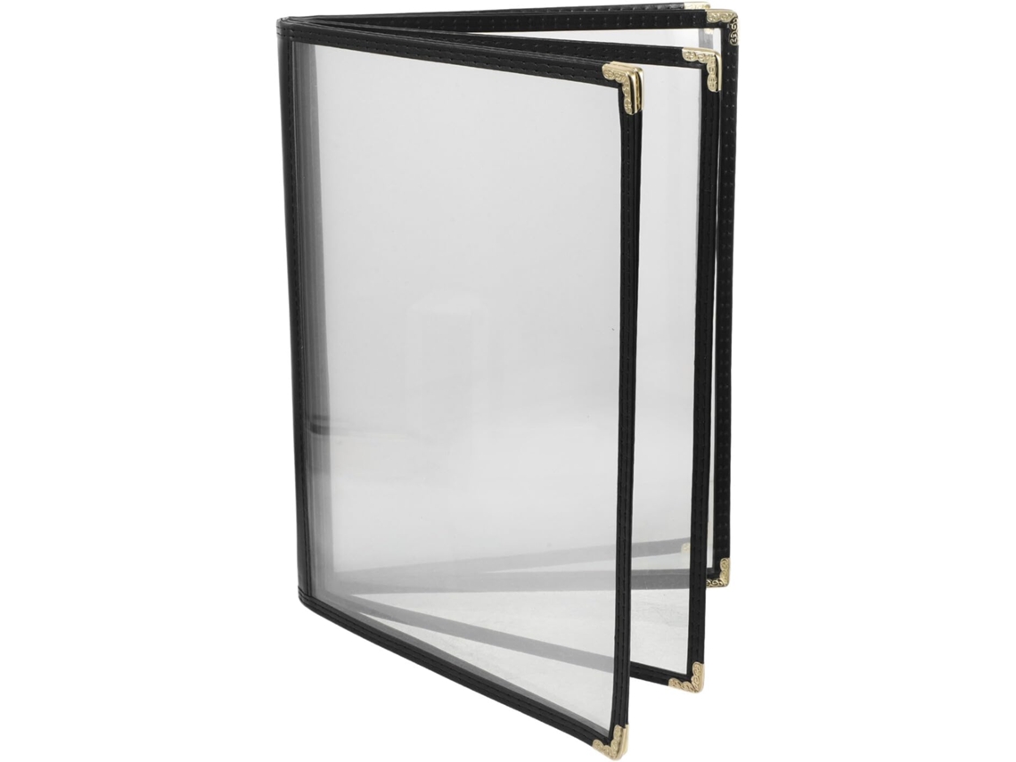 Capa Transparente Em Pvc Cardápio De Restaurante Nuobesty, Com 6 Páginas Soltas, Design Com Possibilidade De