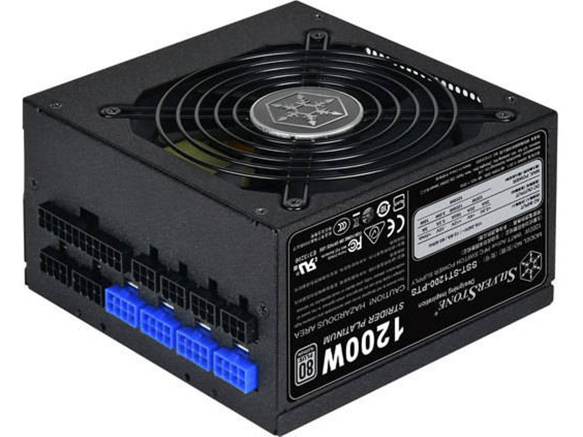 Fonte de Alimentação SILVERSTONE TECHNOLOGY SST-ST1200-PTS (Modular - 1200 W - 80 PLUS Platinum)