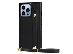 Suporte Casa Digital Pega Para Iphone 13 Pro Max Com Porta-cartões Preto