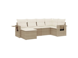 Garden Sofa Set, Garden Sofa Sets Vidaxl Bege Rattan / Vime (n/a)