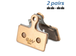 Pastilha De Freio Retangular Sinterizada Rt006-s Com Talão [ewheel] - 2