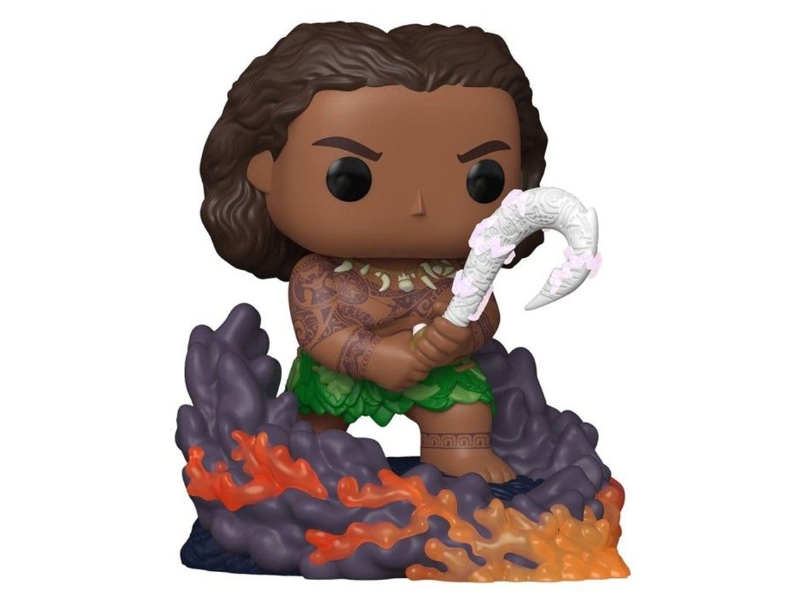 Funko - Moana, A Lenda Do Fim Do Mundo - Figura Pop! Maui Brilha No Escuro 9 Cm