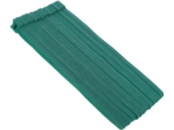 Conjunto de 100 Healeved Abraçadeiras Nylon Verdes Reutilizáveis com Fecho Autoadesivo, Organizador Cabos Pr