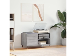 Vidaxl Armário P/ Discos 85x38x48 Cm Derivados Madeira Cinzento Sonoma