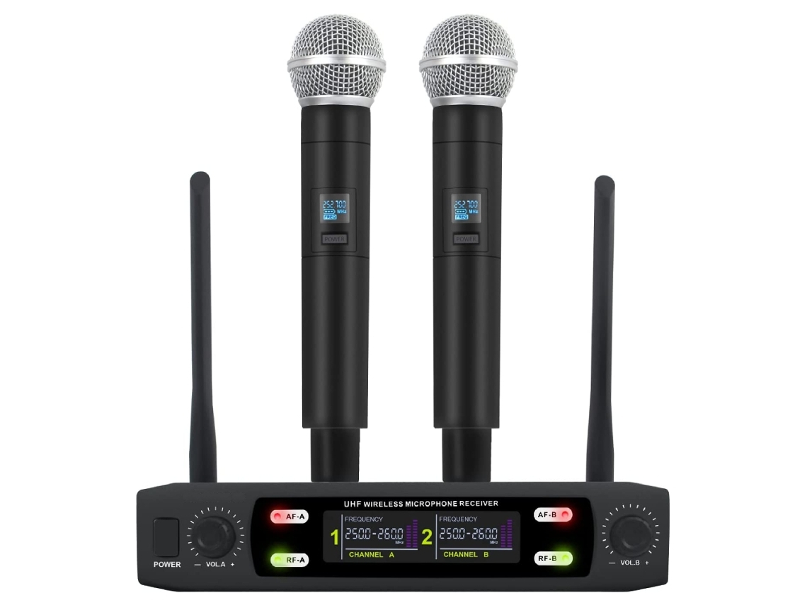 Microfone Sem Fio Uhf Profissional*