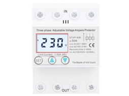 Protector de Voltaje Trifásico LCD 50a 230v 400v S/MARCA
