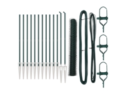 Conjunto 1 Cerca Externa Vidaxl Verde Aço (25 X 1 M)