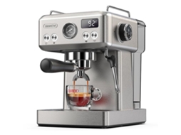 Máquina de Café Expresso Automática Hibrew H10A Semi 19Bar Pressão Batedor de Leite Temperatura Ajustável Jarra 350Ml