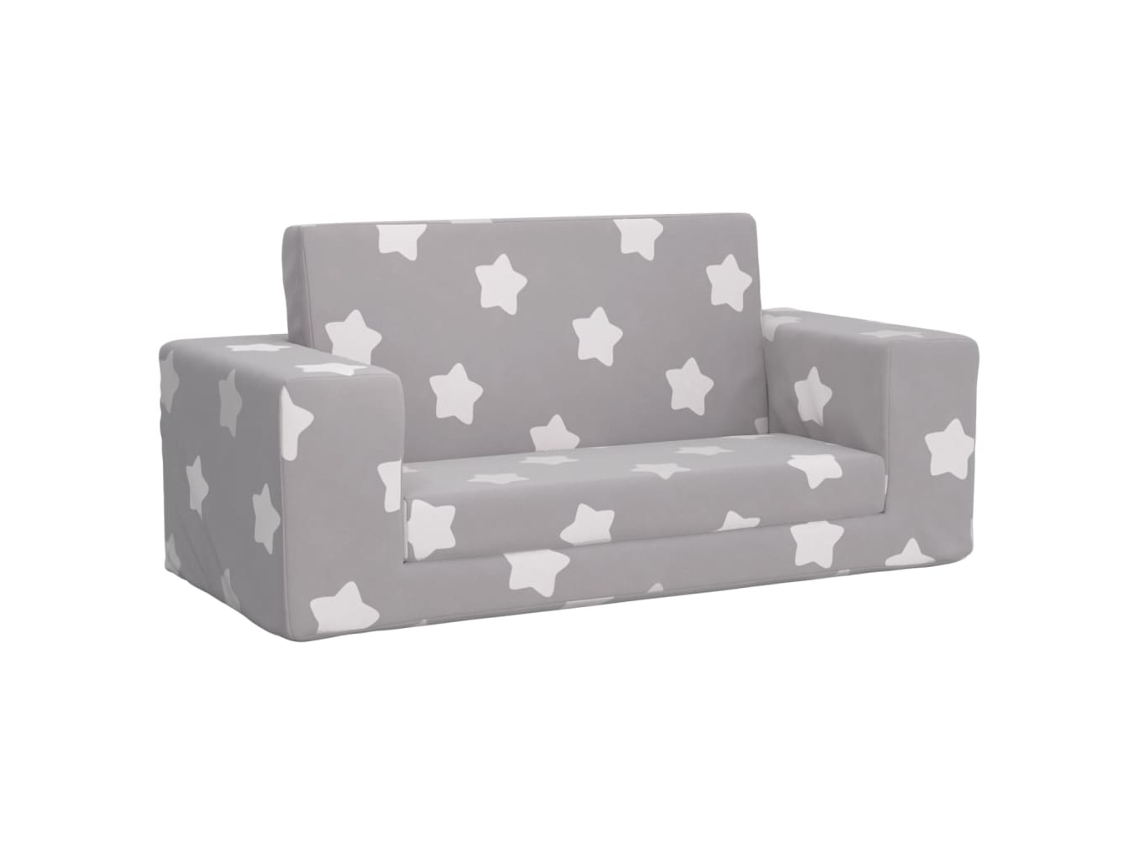 Kids' Sofa Bed, Kids' Sofa Beds Vidaxl Cinzeto Poliéster (sofá-cama)