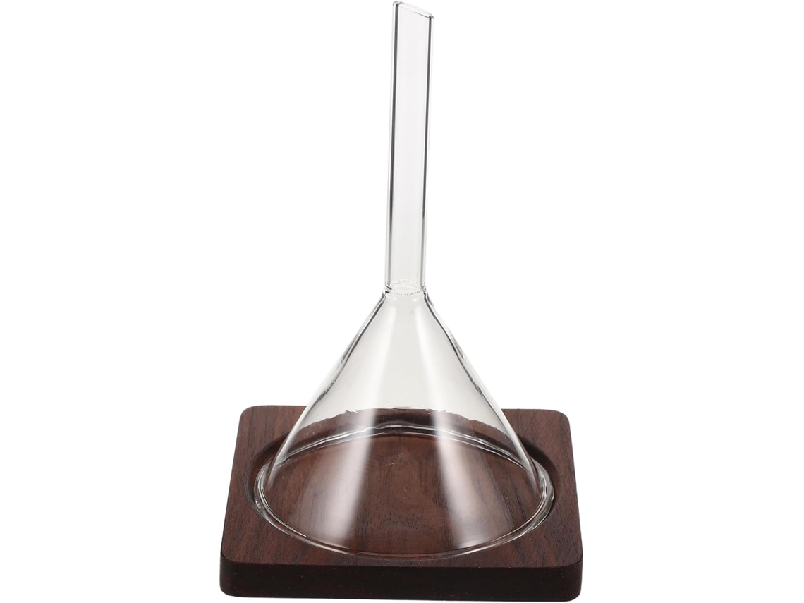 Funil Triangular De Vidro Para Amostragem