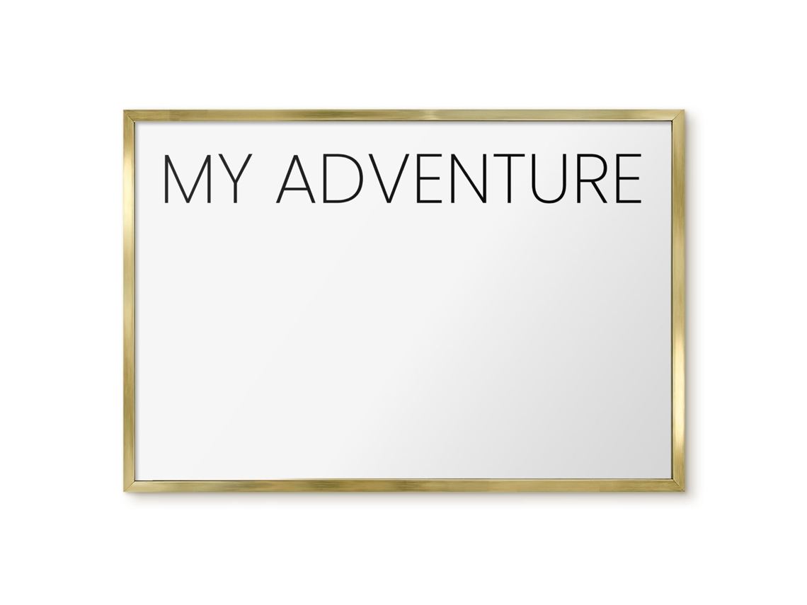 Magnetic Board My Adventure For The Living Room Espelharte (60x40 Cm)