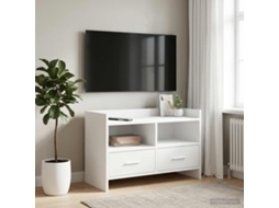 Vidaxl Gabinete Para Tv 71,5 X 33 X 47 Cm Branco Derivados De Madeira