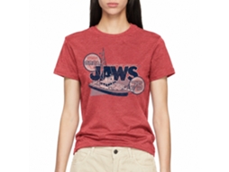 Rockinstone Jaws Movie Orca 75 Solid Red Adult T-shirt Size:xxl