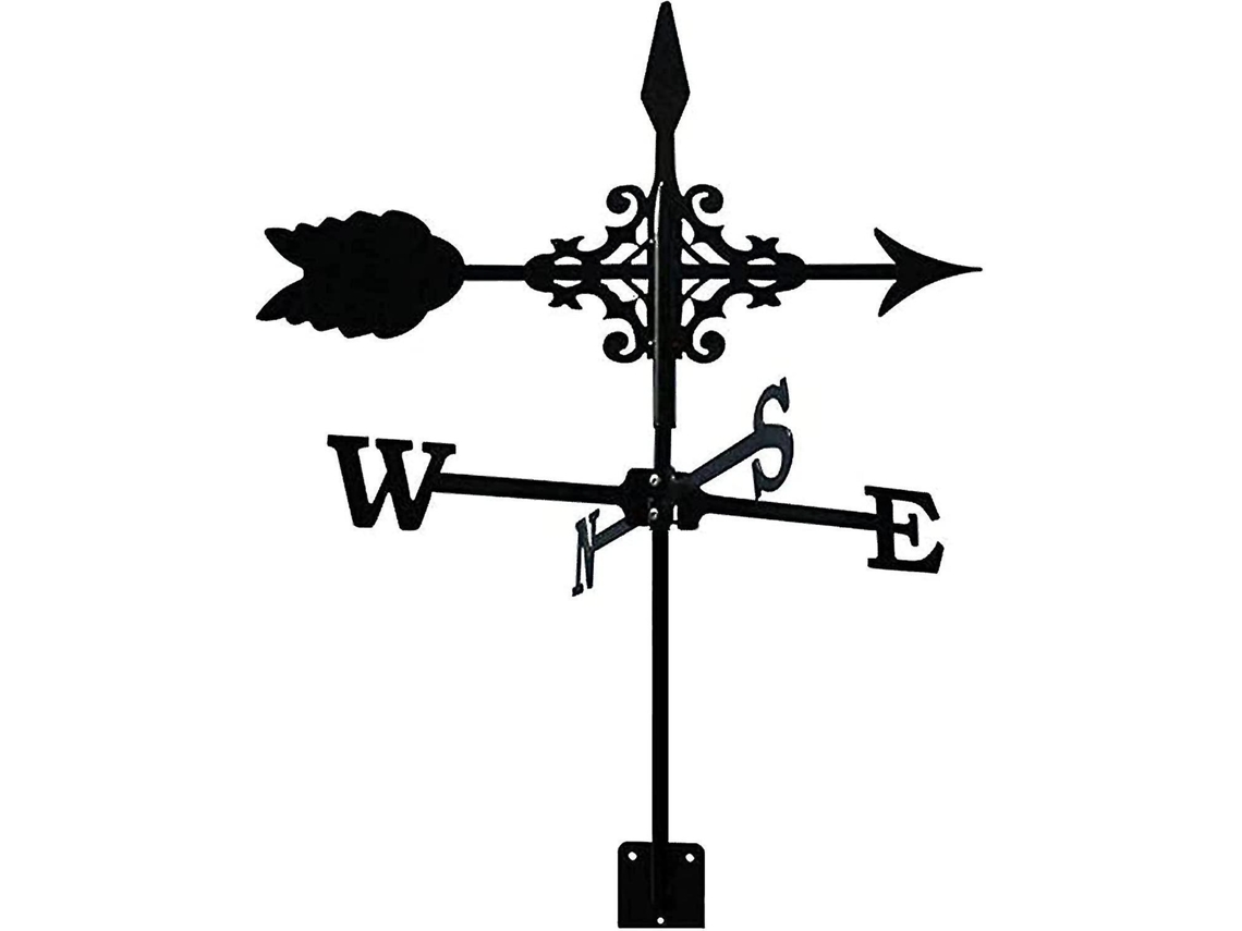 Omni veleta de Metal Con Flecha, Indicador de Dirección Del Viento Profesional, Herramienta de Medición para Jardín, 35x50cm