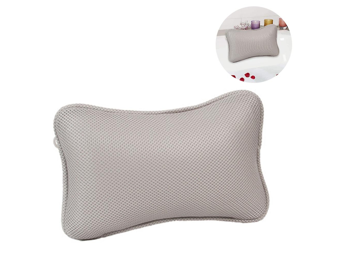 Almofada De Banho Com 2 Ventosas Almofada De Pescoço Secagem Rápida Fácil De Limpar Slowmoose