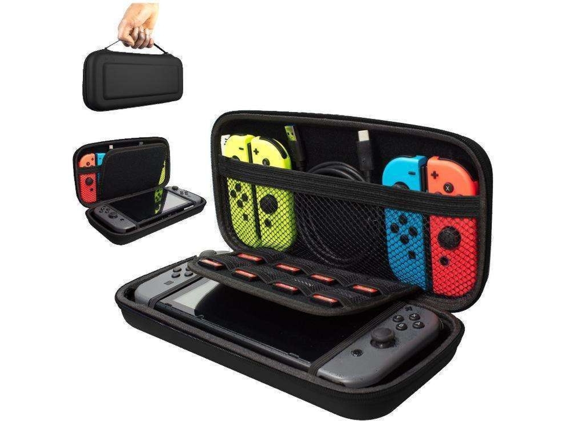 Estojo Rígido para Armazenamento Estojo Compatível com Nintendo Switch Organizador BRILVIBERA