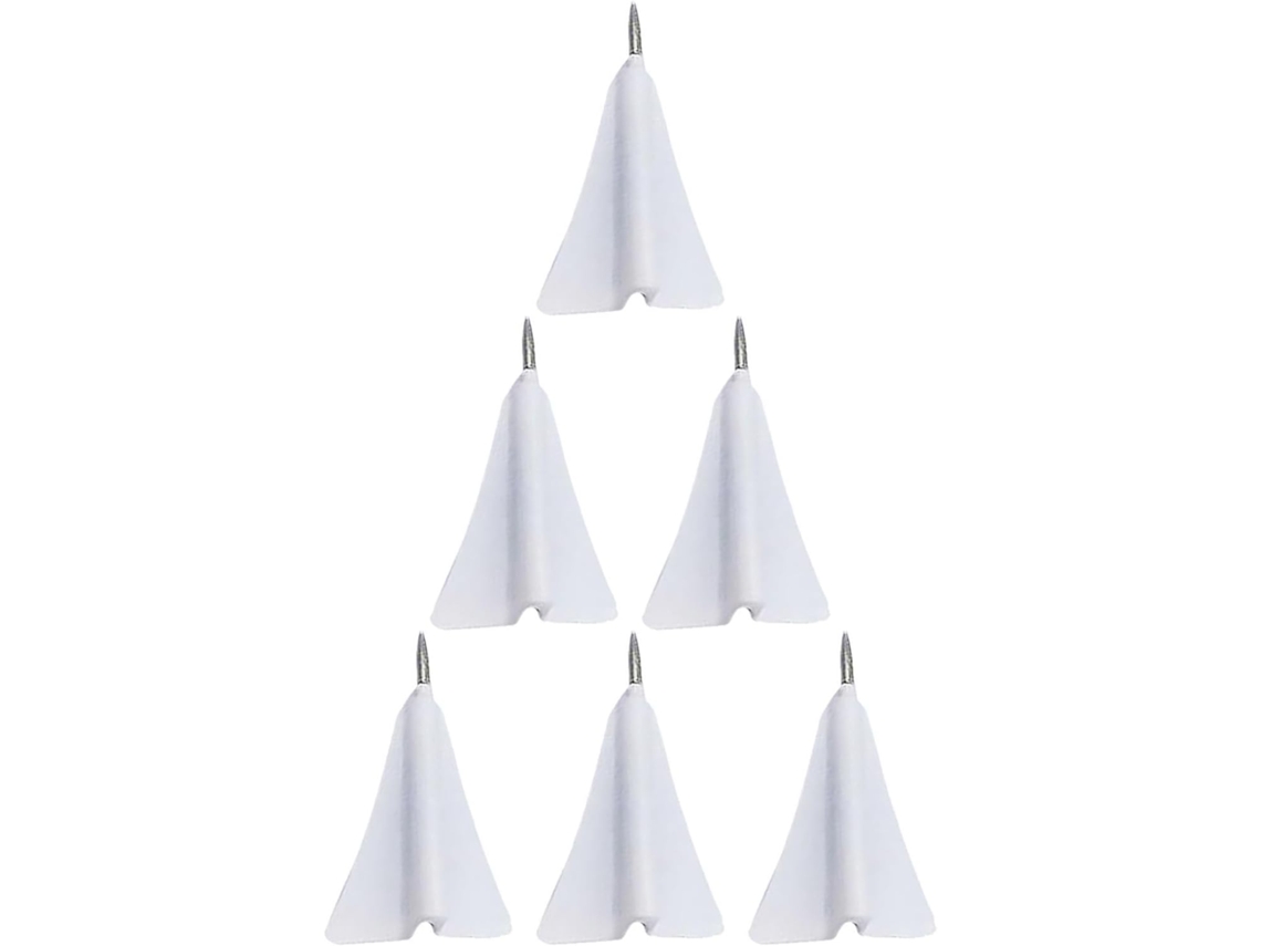 Tachinhas de Avião de Papel Shineofi, 6 Peças, Acessório para Casa, Função Fixação, Abs e Aço Feitas, Ideas Para