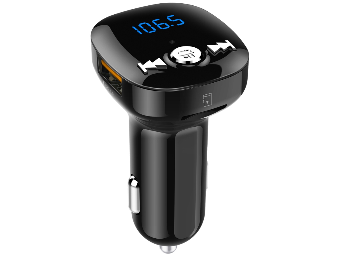 Transmissor Fm Bluetooth Veicular, Carga Rápida