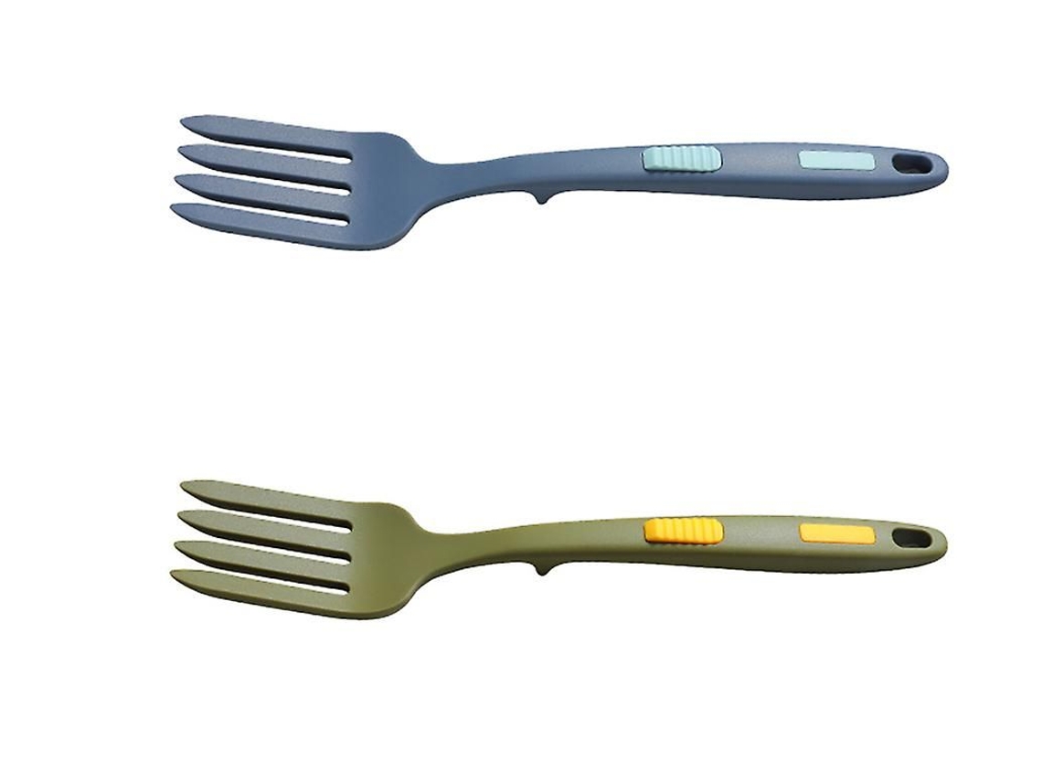 Pacote Com 2 Garfos De Silicone Flexíveis Para Cozinha, Misturar E Purê