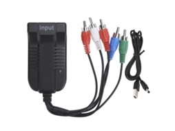 Conversor Mali HDMI compatível para Ypbpr com áudio e vídeo plug and play
