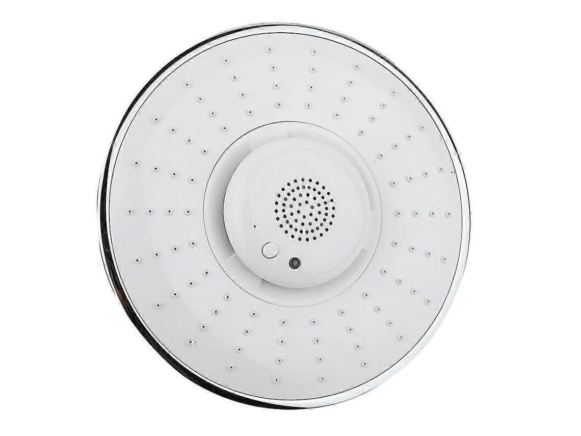 Chuveiro Superior Com Altifalante Bluetooth E Função De Chamada Com Carregamento Usb - Branco