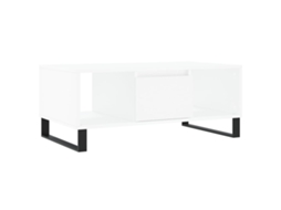 Mesa de Centro Derivados de Madeira Branco MAISON EXCLUSIVE (90x50x36,5 cm)