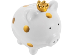 Porquinho De Cerâmica Fofo Para Adultos Precisa Quebrar Para Abrir Cerâmica Branca Para Meninos Gokoco