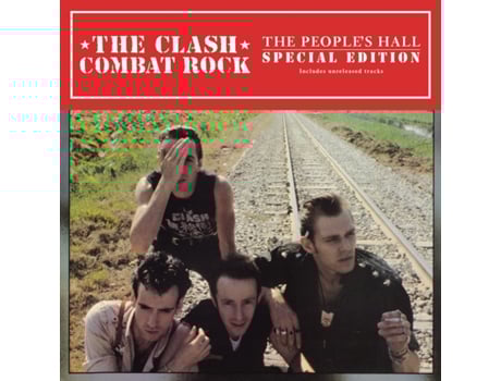 Vinil The Clash Combat Rock + The People`S Hall (3Lp Vinil) 180 Gramas (Edição Especial)