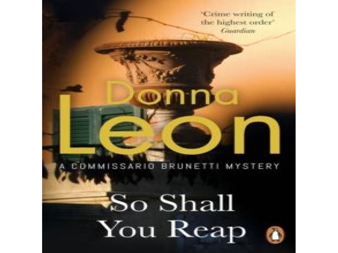 Livro So Shall You Reap de Donna Leon (Inglês)
