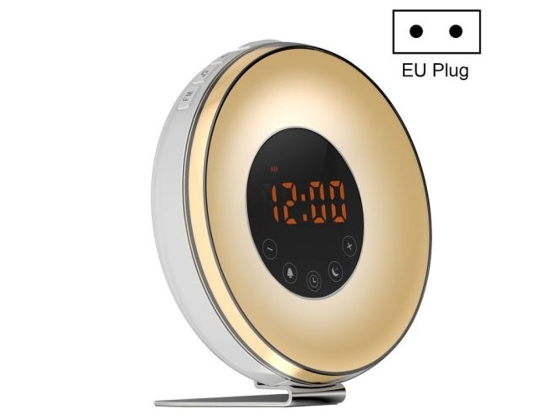 Lurelia Despertador Com Luz De Nascer E Pôr Do Sol Simulada Com Rádio Fm (euros)