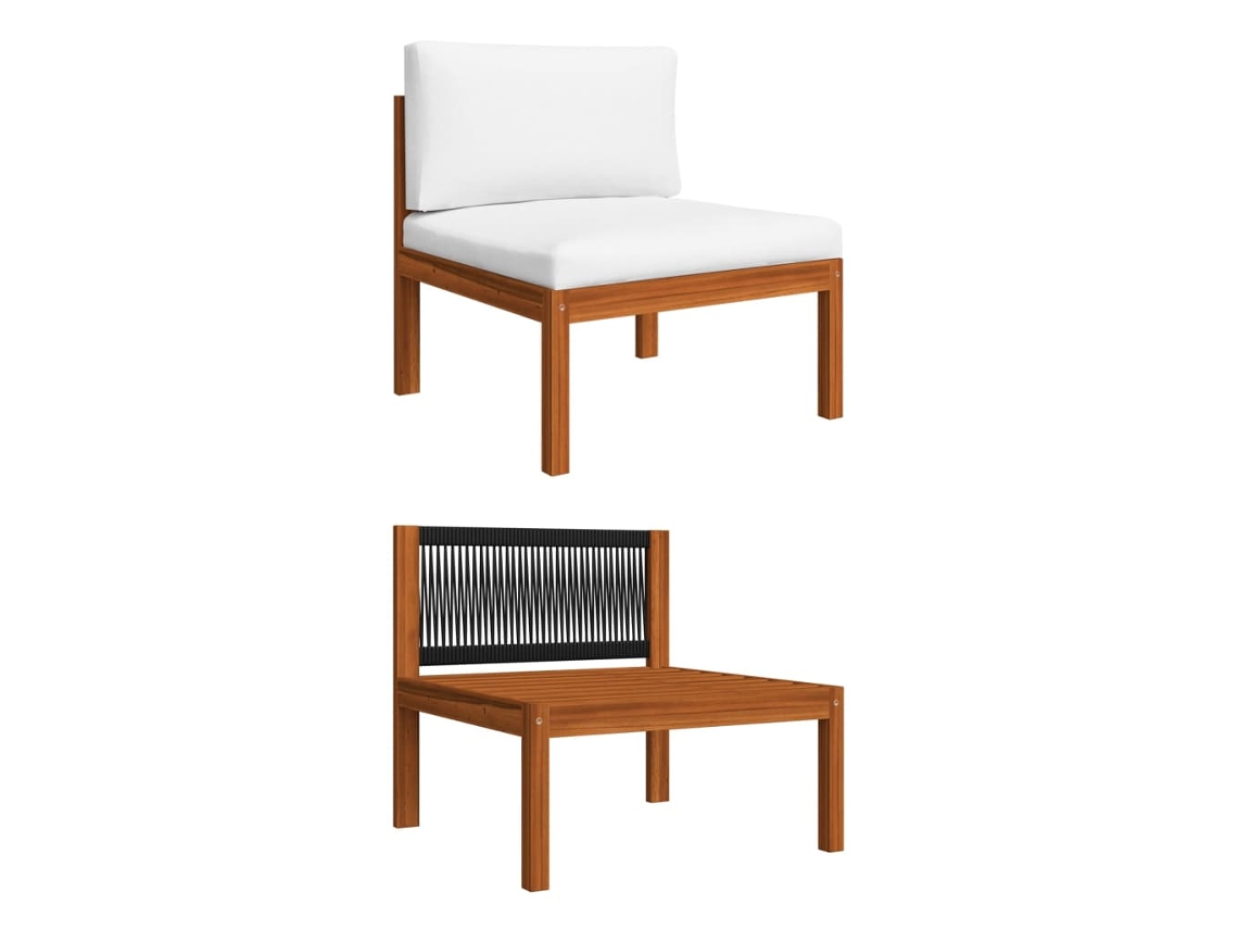 Middle Sofa, Middle Sofas Vidaxl Branco Madeira (n/a)