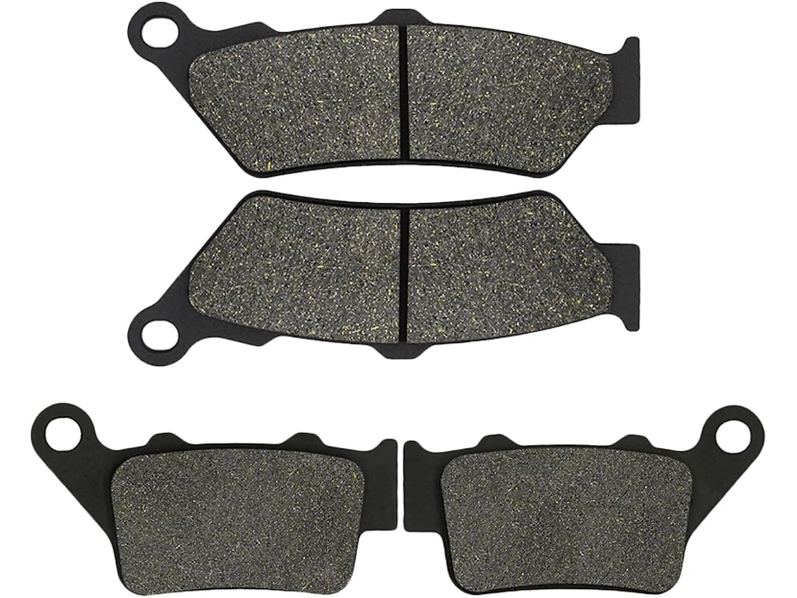 Pastilhas de Freio Universais Dianteiras e Traseiras para Motocicletas Compatíveis Durabilidade Todas