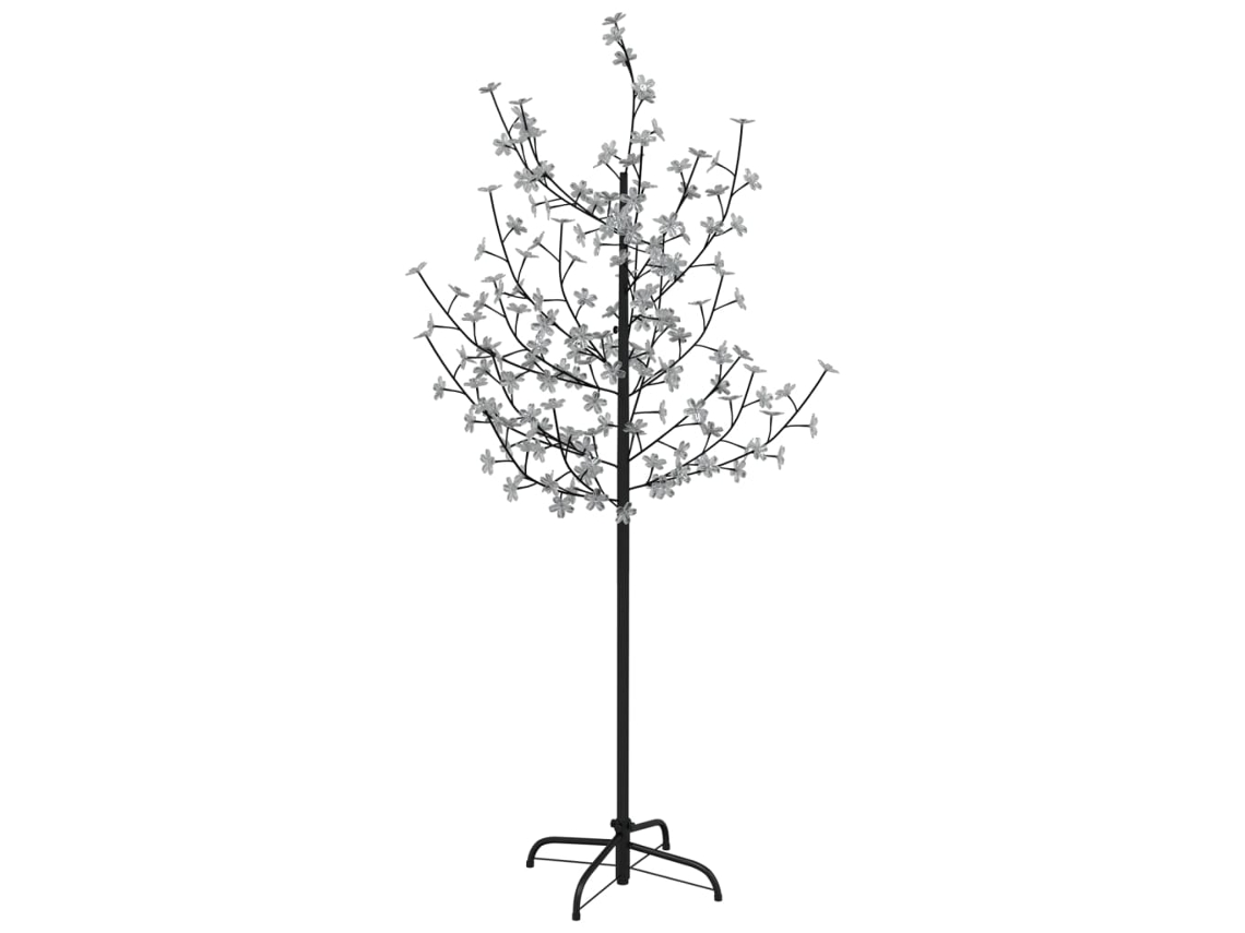 Árvore led VIDAXL Branco Aço (150 cm)
