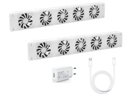 Conjunto Duplo de Ventilador Elétrico 47 Cm BRILVIBERA