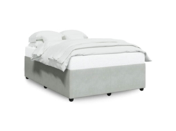 Bed Frame, Bed Frames Vidaxl Cinzeto Veludo (160 X 200 Cm)