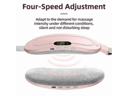 Cinta Térmica Inteligente Para Conforto Abdominal Com Função De Massagem Vibratória E Aquecimento Para Alívio Menstrual.