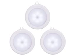 Luz Noturna com Sensor de Movimento LED, 3 Pacotes | S/MARCA