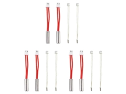 12pcs Heater Cartridge High Temperature Sensor Heating Tube 24v 50w Thermistor For Neptune 4 Pro/plus/max 3d Printer