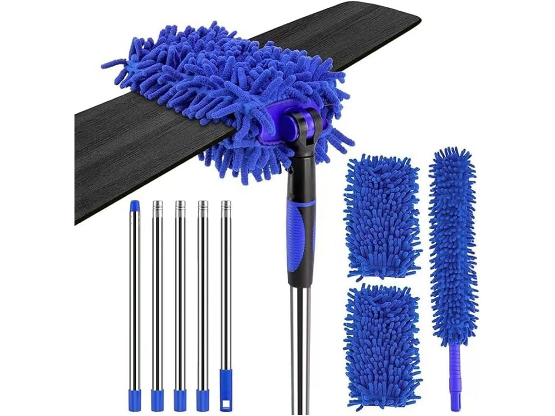 Aspirador De Pó Flexível Chenille Com Extensão 80 Polegadas Para Ventiladores Teto Altos
