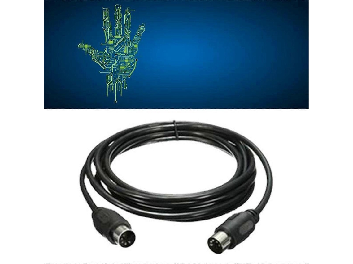 Cabo De Extensão Midi Macho Para Macho De 5 Pinos, Cabo De Extensão Midi De 2 M, Conforme Mostrado Aquaforge