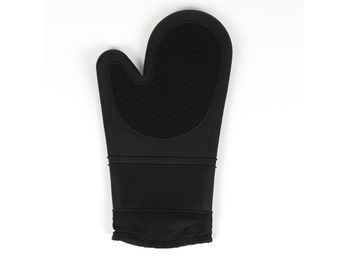 Rebe luvas de Forno de Silicone e Algodão Resistentes Ao Calor, Impermeáveis, Anti queimaduras, Comprimento 35 Cm, Anti deslizantes