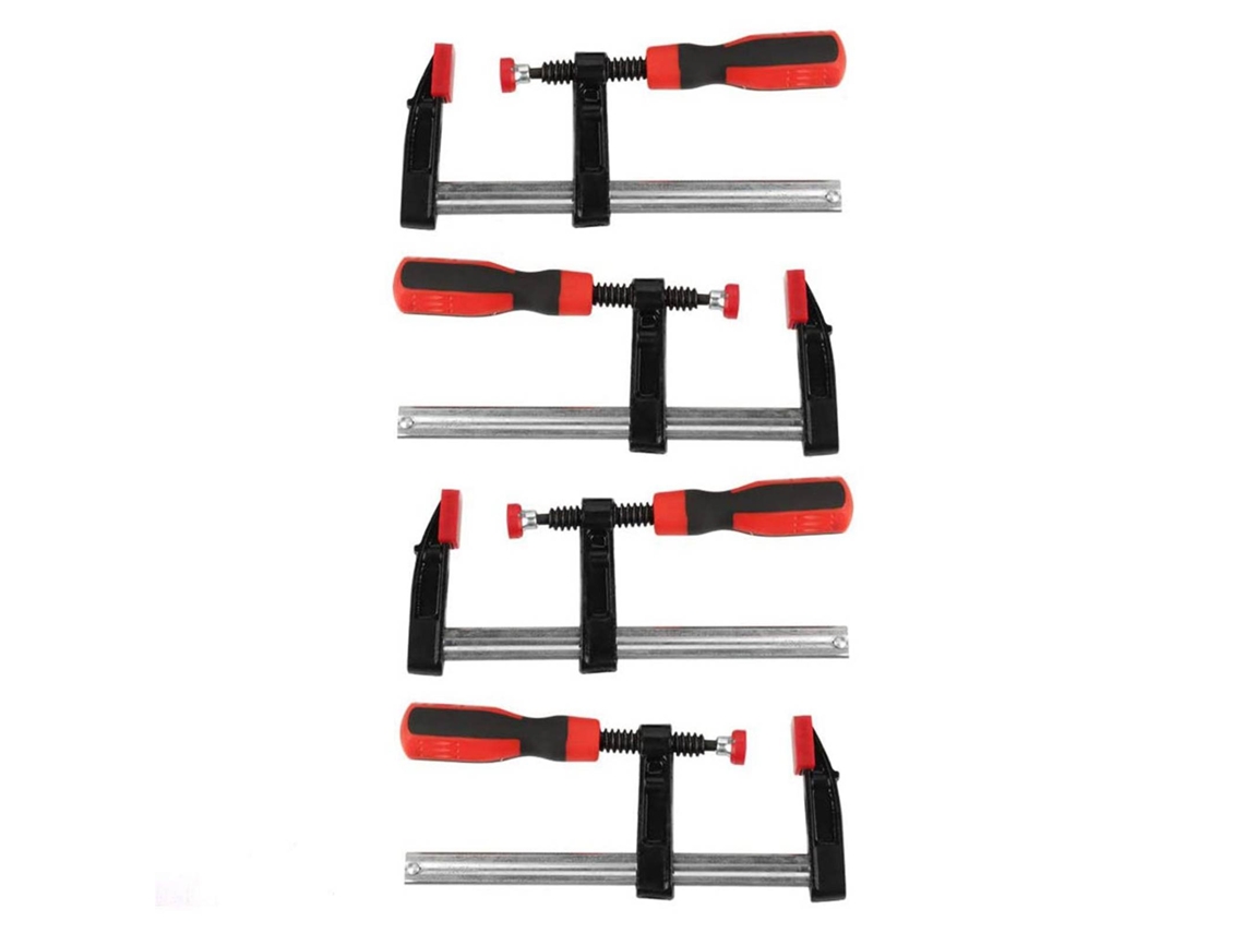 4pcs Clamps F De Madeira Com Barra 50*150mm Kit Ferramentas Diy Para Carpintaria