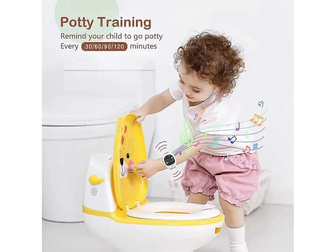Alarme De Enurese Sem Fio 2 Em 1 Atualizado Enurese Pee Vibration Timer Com Música Opcional E Controle De Volume Potty Training