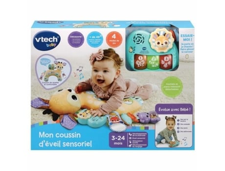 Almofada VTECH BABY Mon Coussin D'Éveil Sensoriel Francês