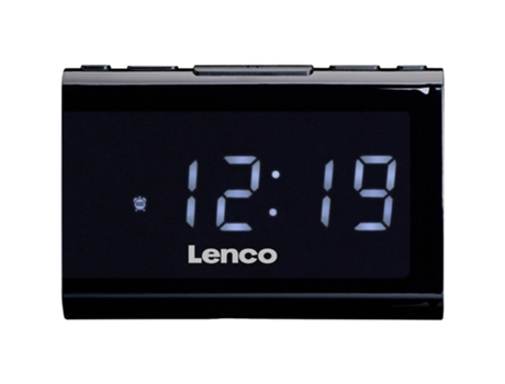 Rádio Despertador USB CR 525 (Preto) - 