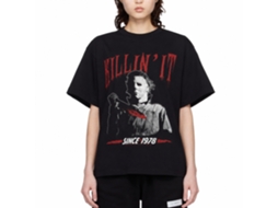 Rockinstone Halloween Movie Killin It Black Adult T-shirt Size:xxxl